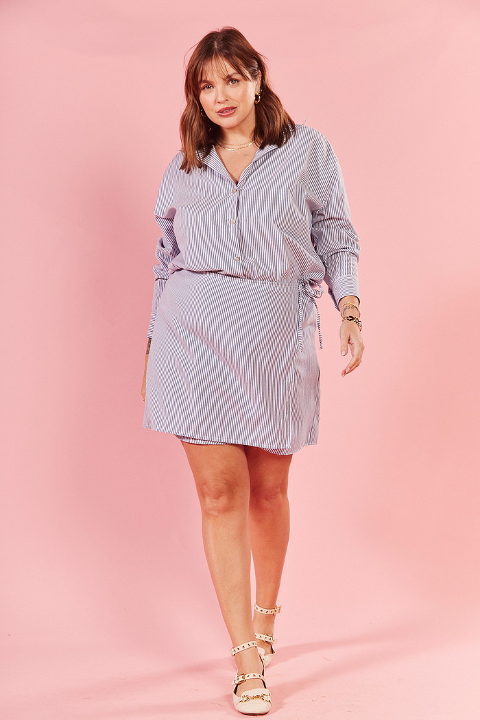 MACAQUINHO CAPRI LISTRADO AZUL