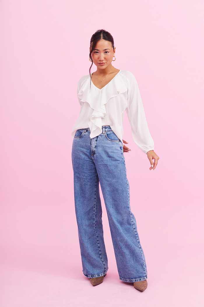 BLUSA BABADOS DIANA BRANCO