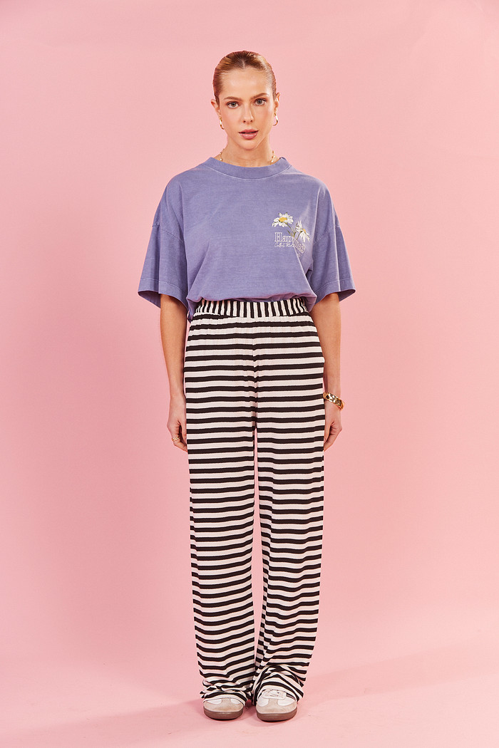 T-SHIRT OVER HAPINESS AZUL