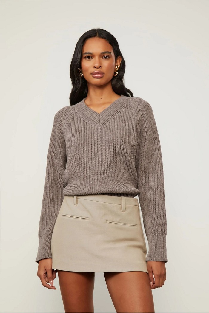 PULL  DE TRICOT GOLA V ANIMALE