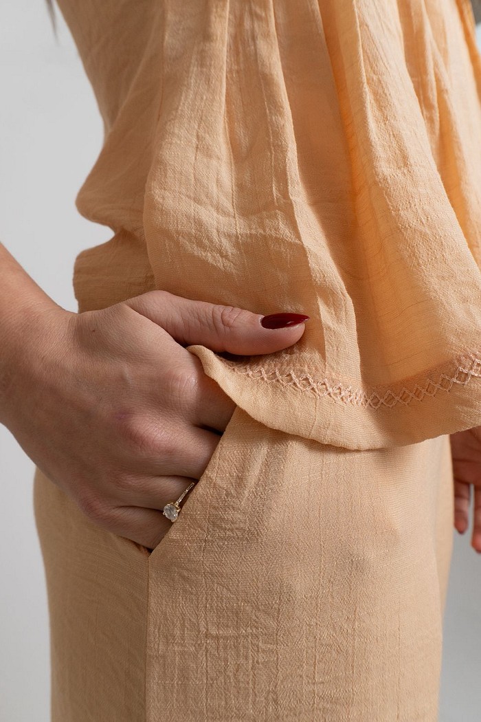 CALCA JOGGING ALTA  AMARELO MORENA ROSA