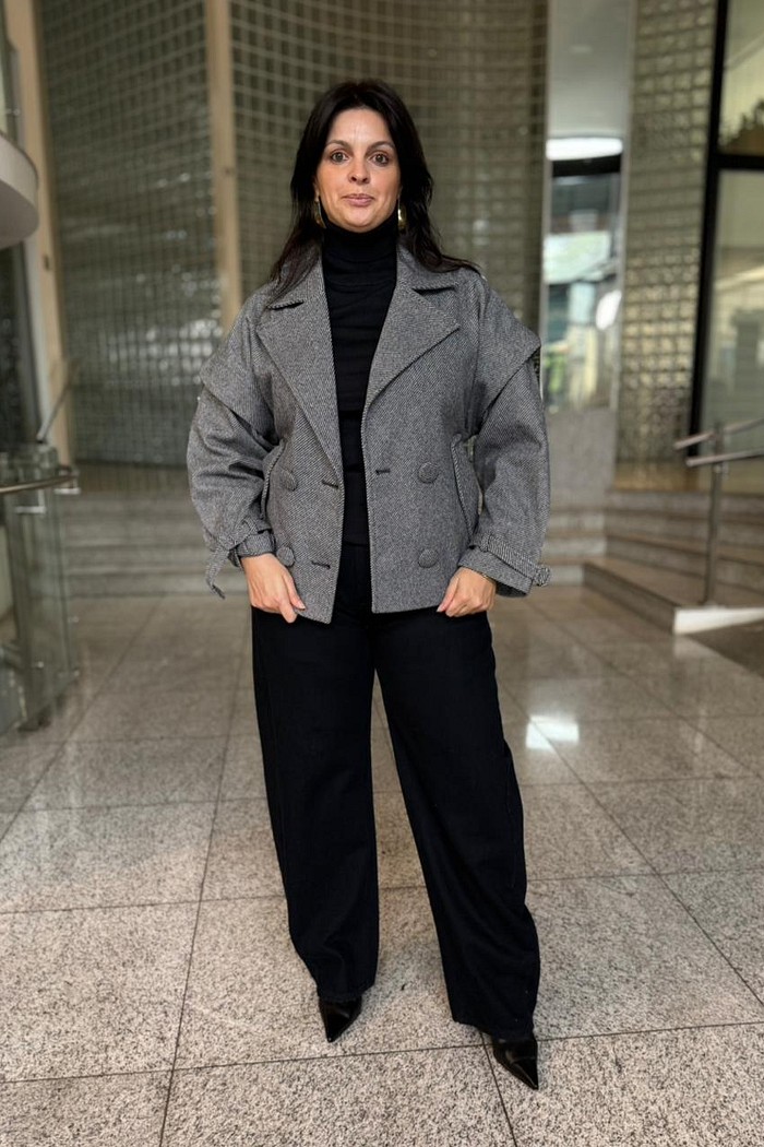 CASACO CINZA FULIGEM FORUM