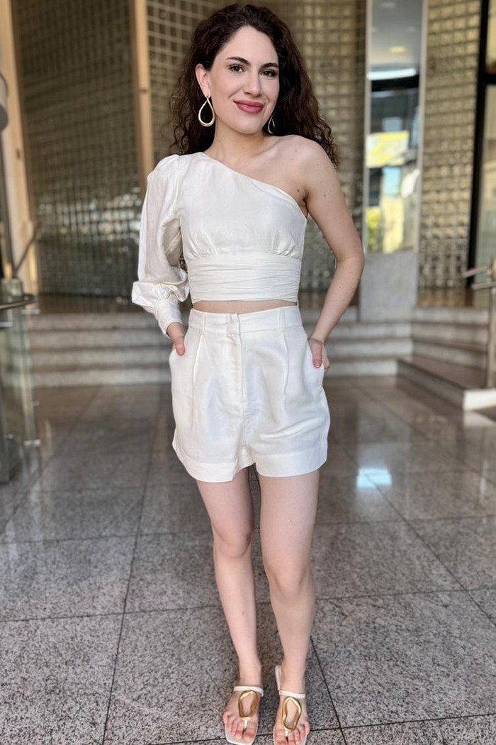 SHORT BASIC OFF WHITE ANIMALE