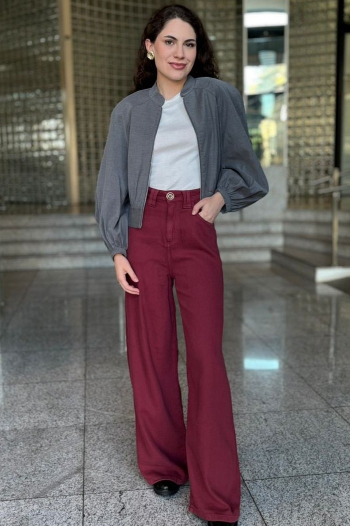 JAQUETA SHANTAL  CINZA MESCLA NV