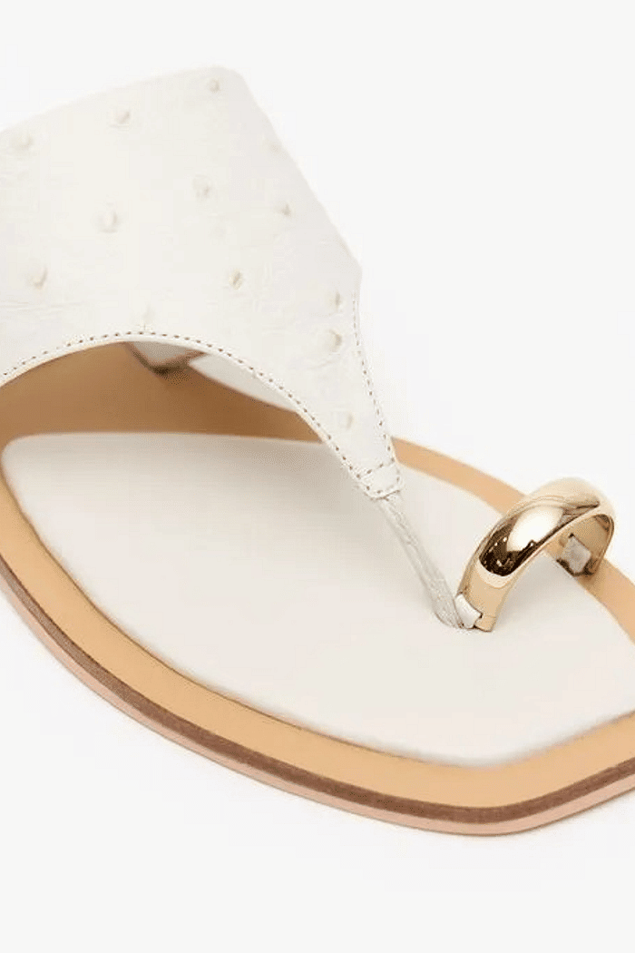 RASTEIRA COM DETALHE  OFF WHITE LANÇA PERFUME