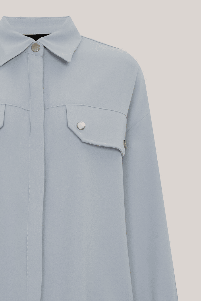 CAMISA EMMA 06 2601 001 AZUL CLARO - PP - AZUL CLARO