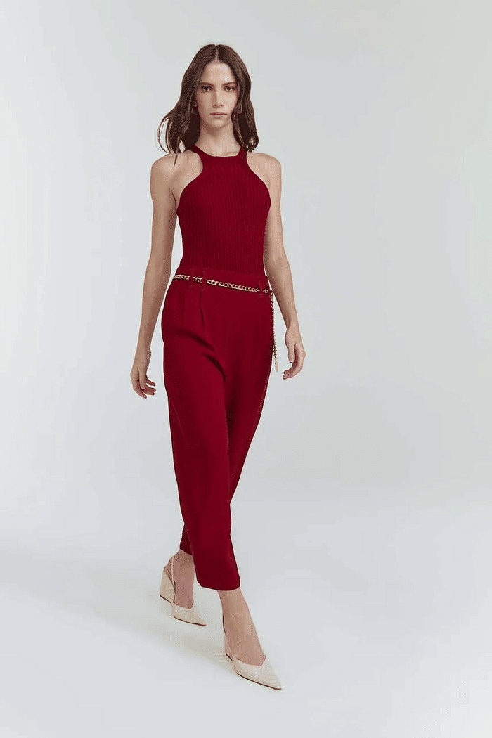 CALCA NEW LAVINIA VERMELHO SCOTCH NV