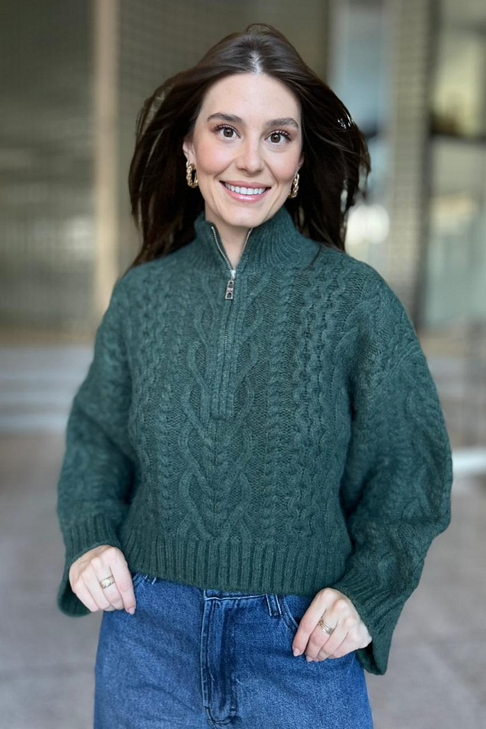 BLUSA TRICOT OTILIA VERDE LONDON NV