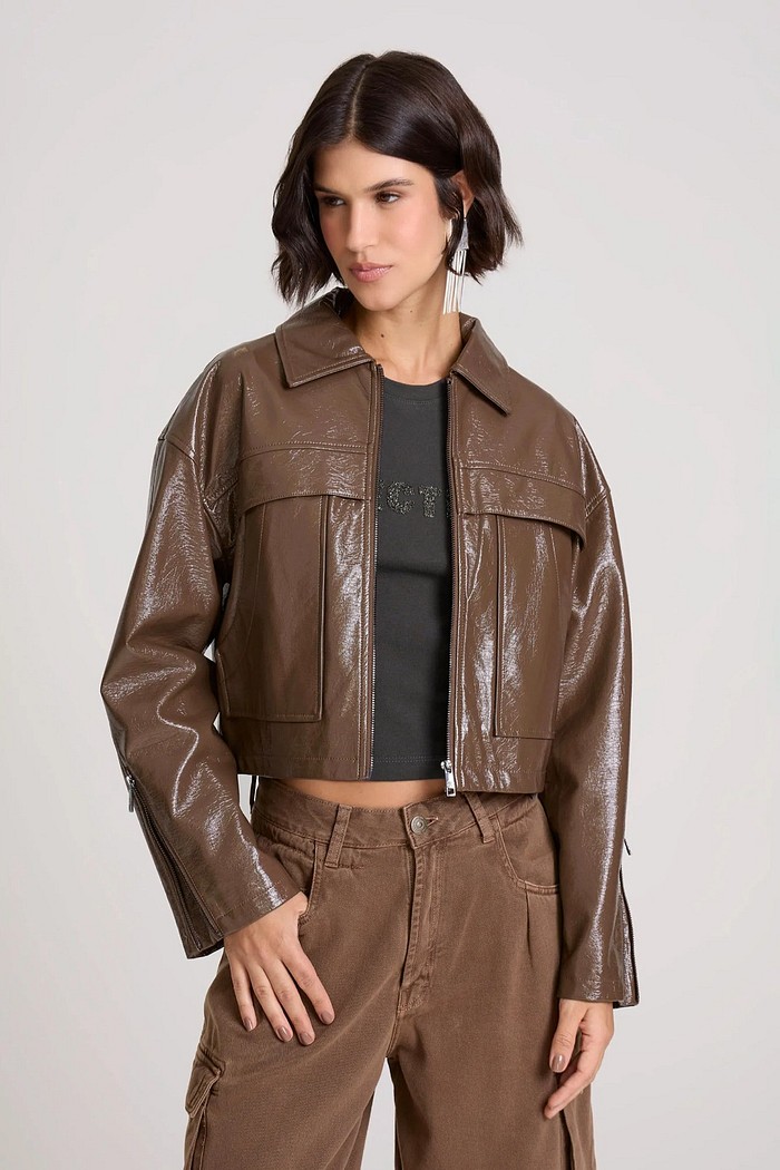 JAQUETA AMPLA LUSTER JOHN JOHN