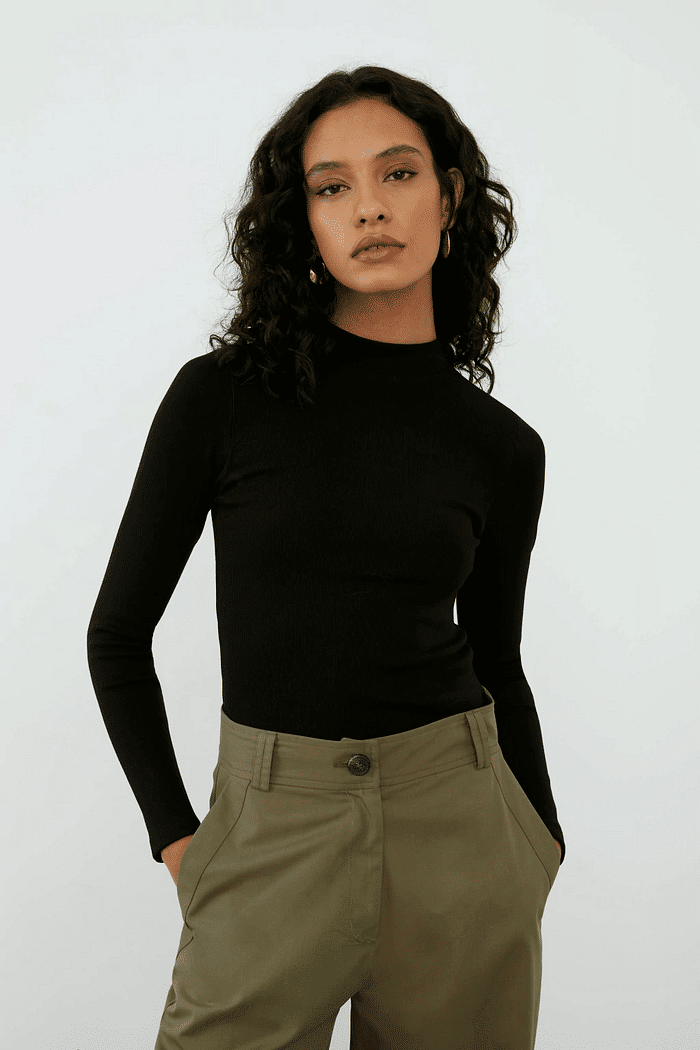 BLUSA CAROLINA  PRETO