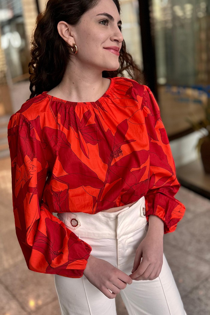 BLUSA DECOTE REDONDO MORENA ROSA