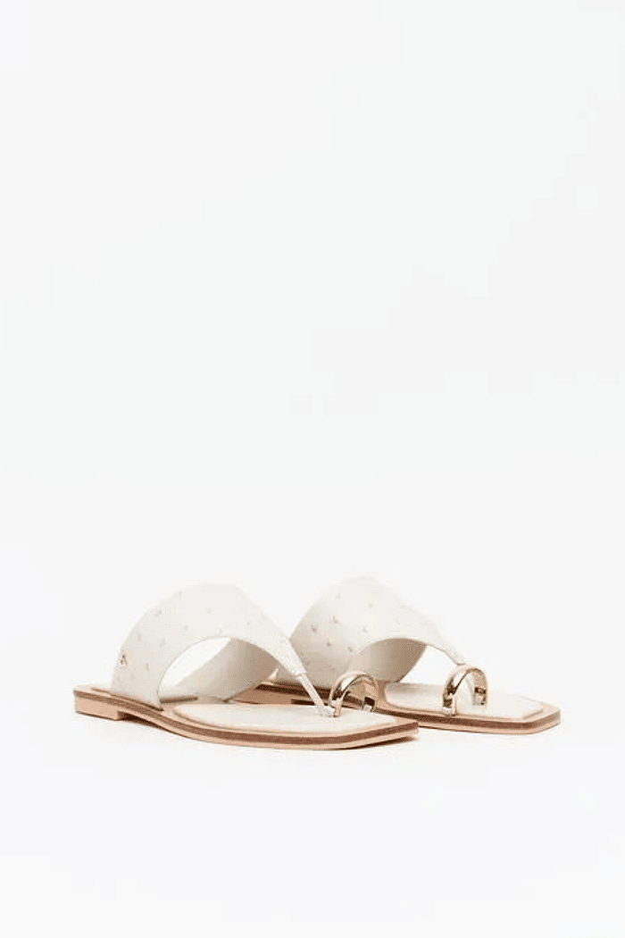 RASTEIRA COM DETALHE  OFF WHITE LANÇA PERFUME