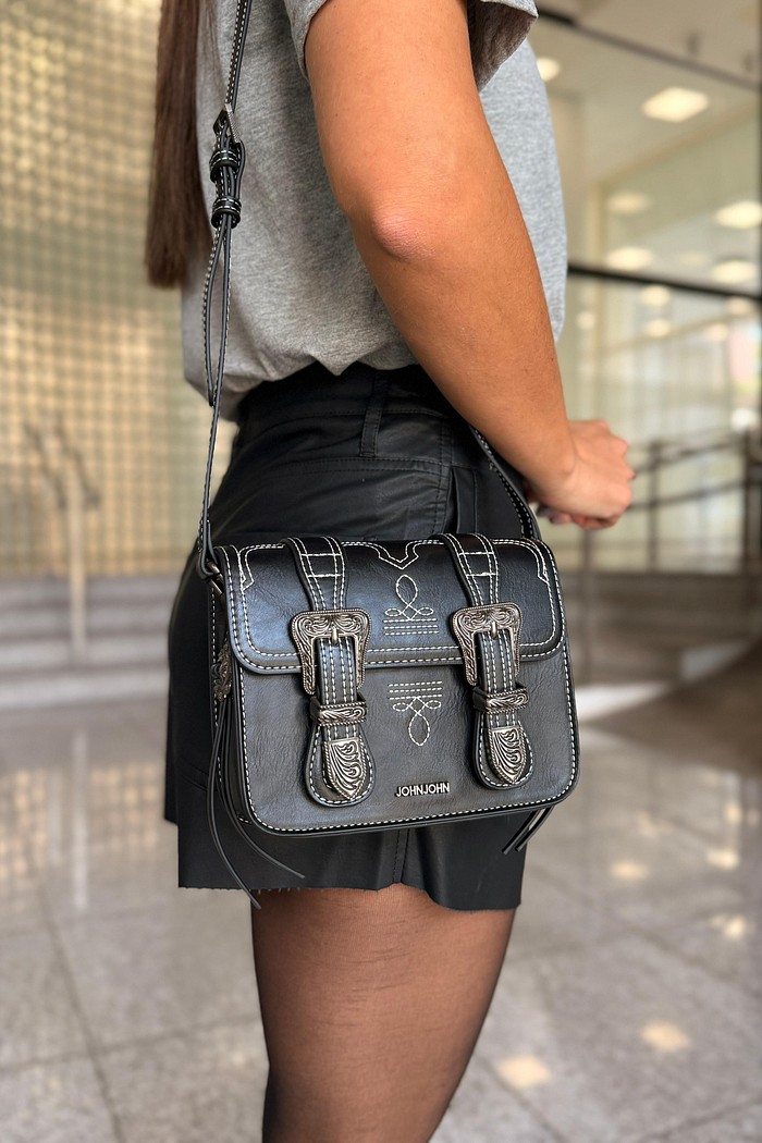 CROSSBODY BAG WESTERN BLACK JOHN JOHN
