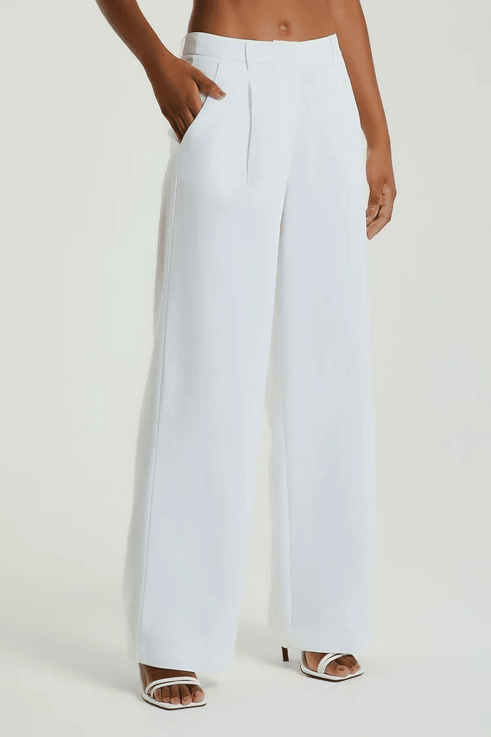 CALCA WIDE BRANCO MY PLACE