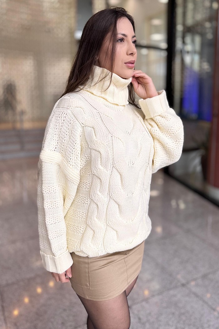 BLUSA MANGA AMPLA TRICOT CRU MORENA ROSA