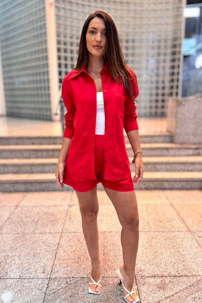 SHORT SOPHIA VERMELHO TANGO NV