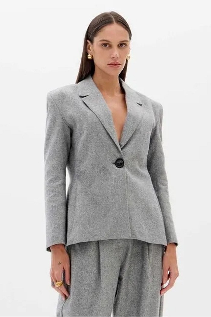 BLAZER SLIM DE MANGA LONGA LANÇA PERFUME