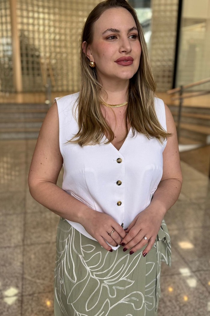 COLETE BASICO BRANCO MY PLACE