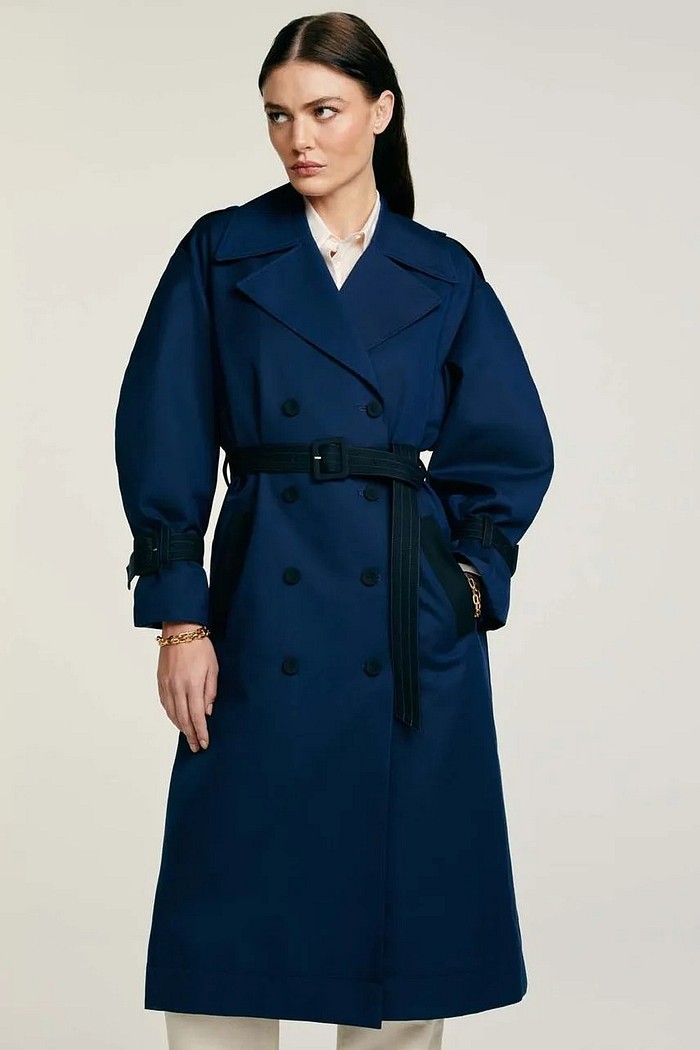 TRENCH COAT LOLO AZUL NAVY NV