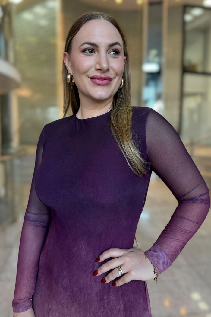 VESTIDO LONGO EVASE ESTAMPADO LANÇA PERFUME