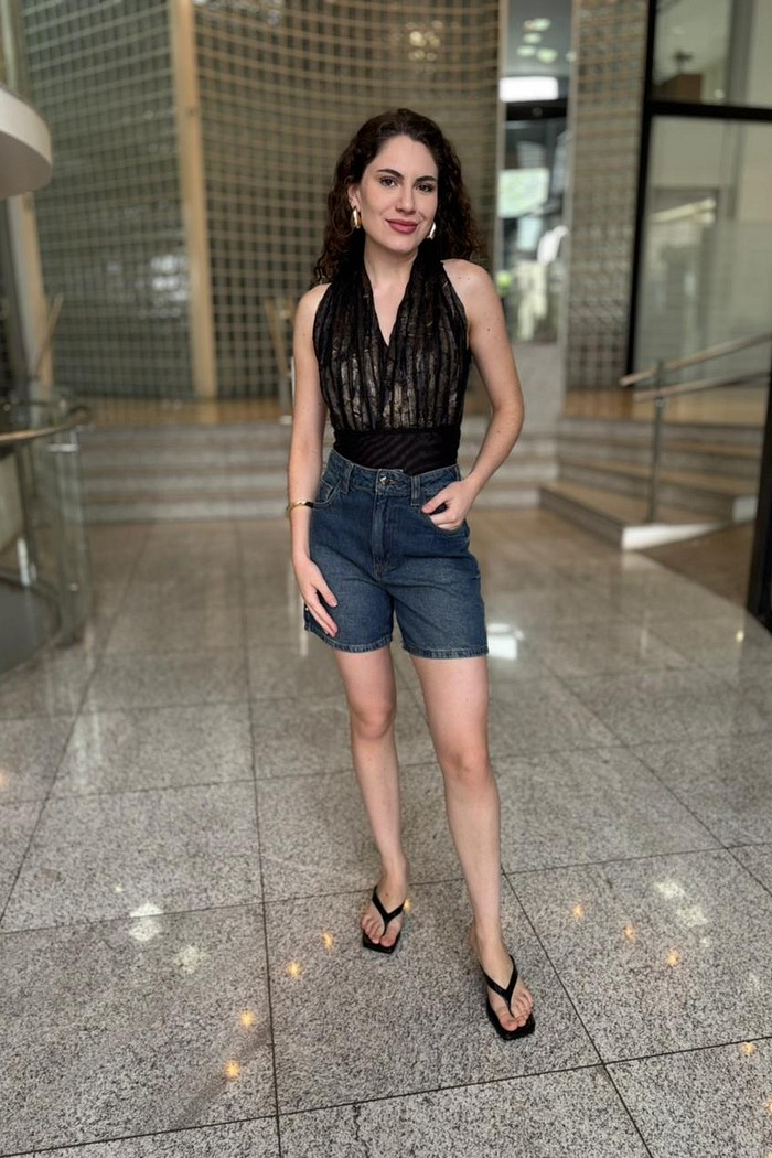 BODY CAVADO COM TRANSPARENCIA - CO-PRETO/DOURADO / P [MOR] 10000107814