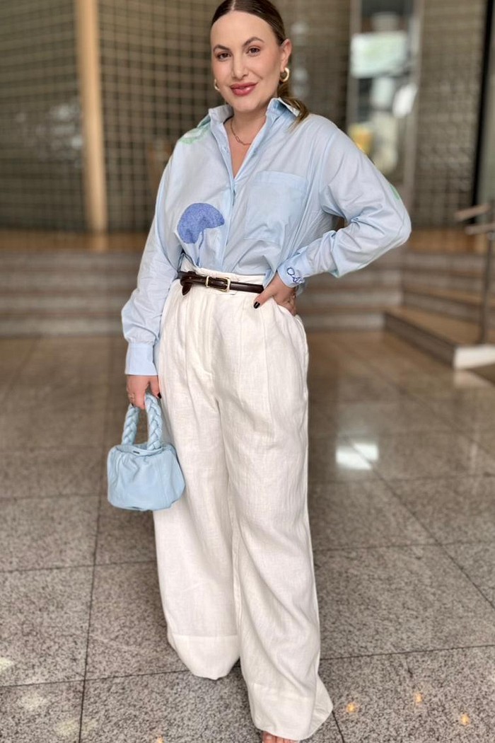 CALCA COS PESPONTADO LINHO SMP ANIMALE