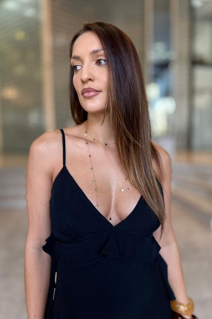 VESTIDO 2 BABADOS PRETO MY PLACE