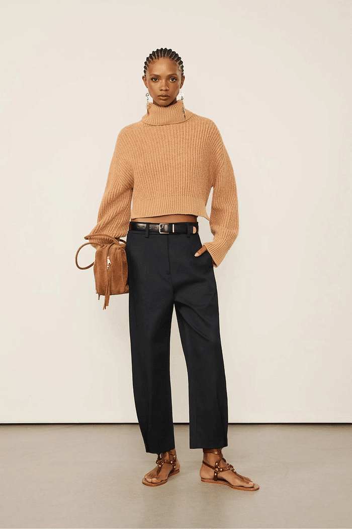 CALCA BOTOES NA BARRA  PRETO ANIMALE