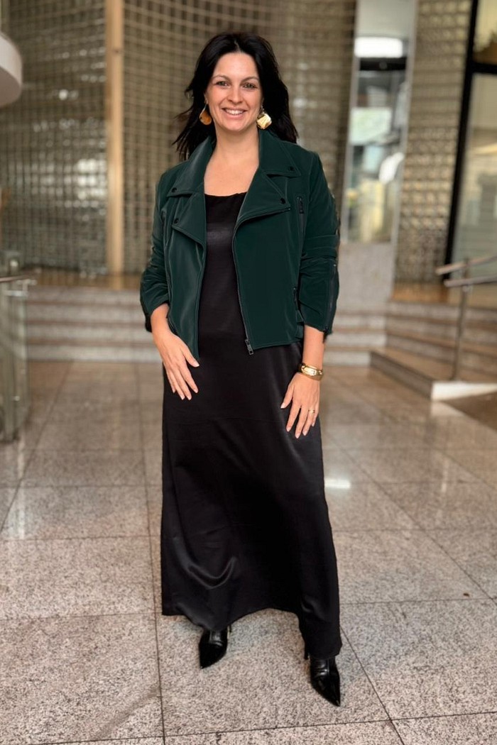 JAQUETA DAFNE VERDE MILITAR JOHN JOHN