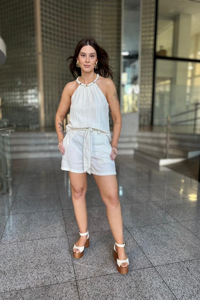 SHORTS BOXER COM FAIXA  MARIA VALENTINA