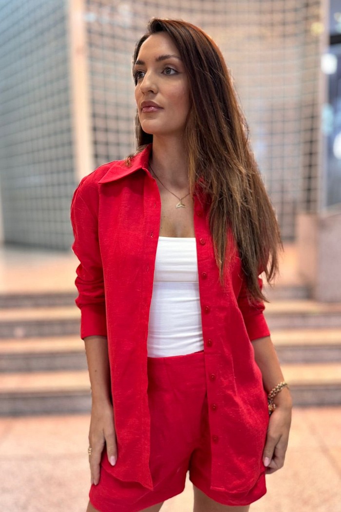 CAMISA SOPHIA VERMELHO TANGO NV