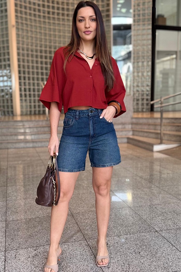 BERMUDA JEANS AYRA IDIGO FORUM