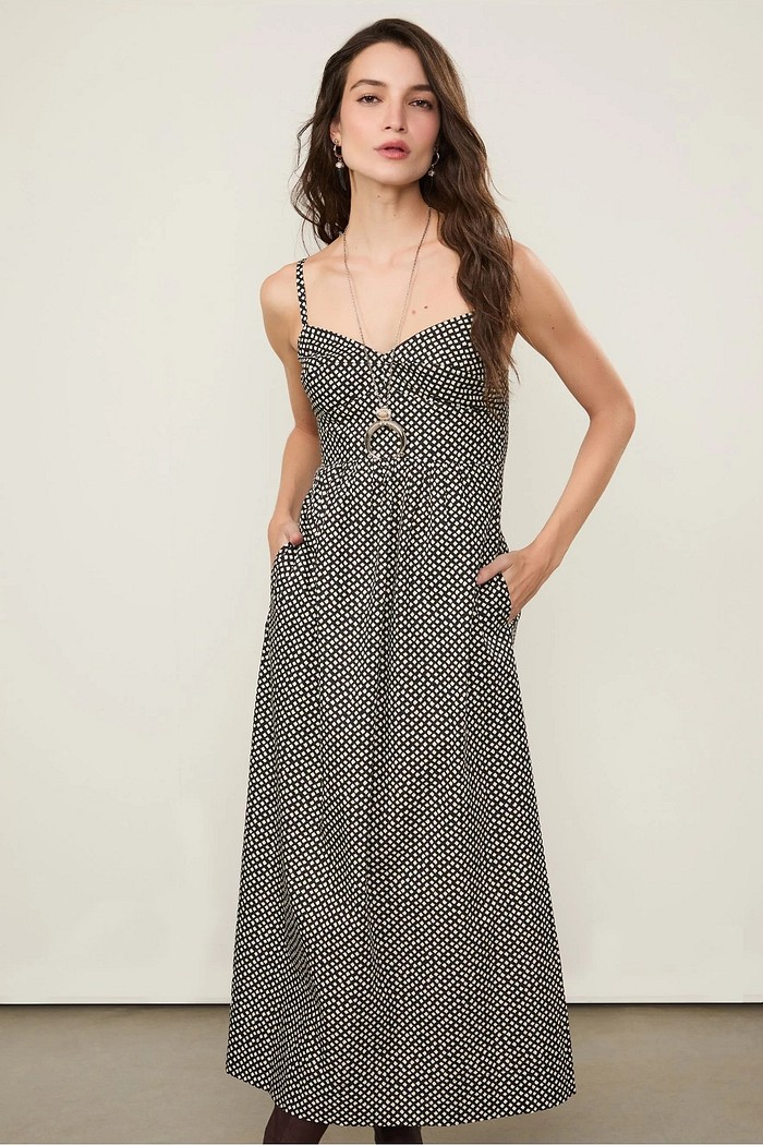 VESTIDO MIDI ESTAMPADO ANIMALE