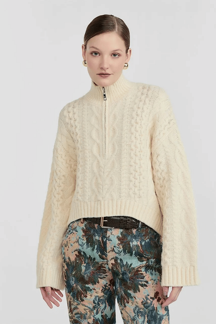 BLUSA TRICOT OTILIA OFF WHITE NV