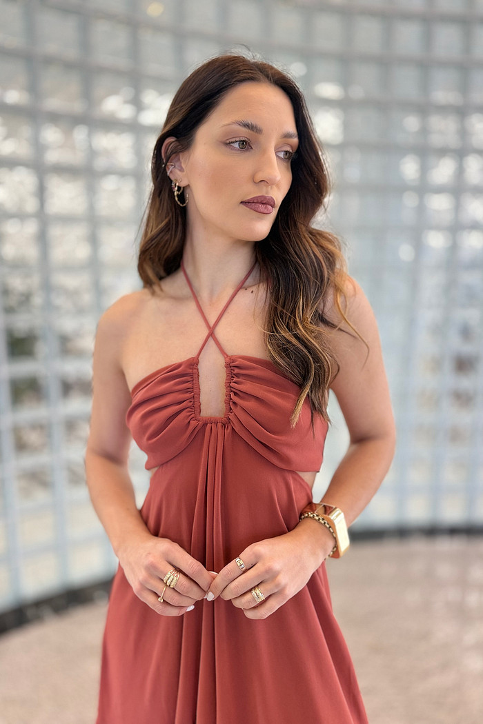 VESTIDO FORUM LARANJA SPICY HEINZ FORUM