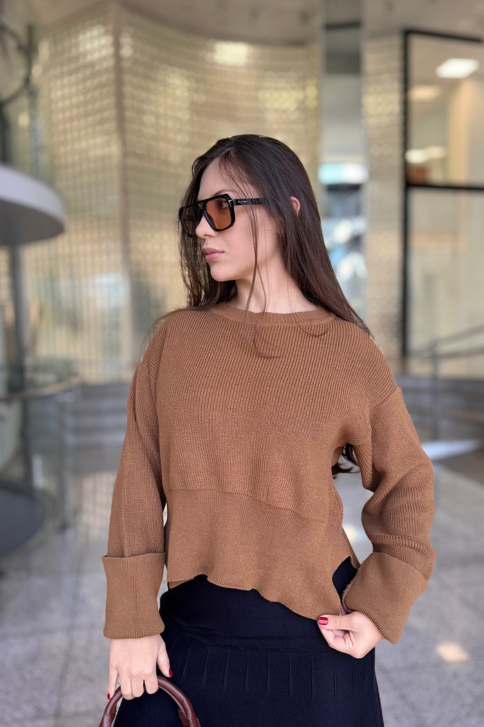 BLUSA TRICO MANGA AMPLA TIGRARA