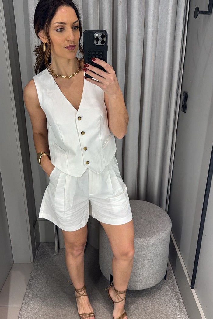 BERMUDA 2 PREGAS BRANCO MY PLACE