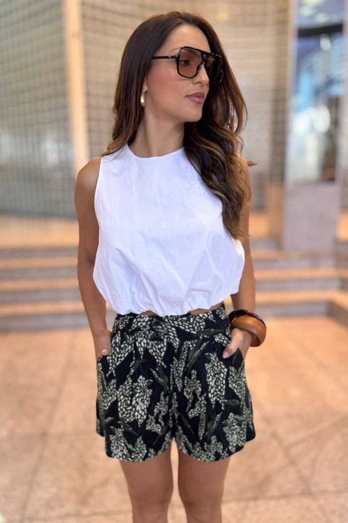 SHORTS ALFAIATARIA BOLSO FACA MORENA ROSA