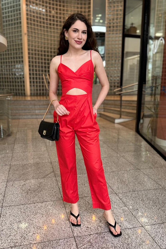 MACACAO BUSTO CRUZADO VERMELHO ANIMALE