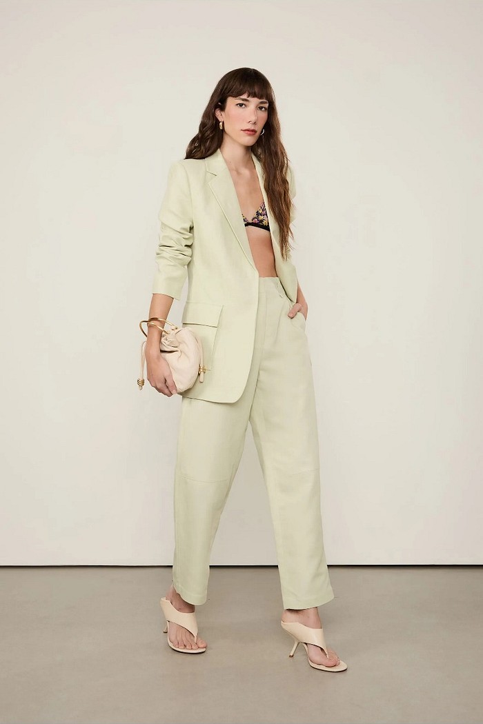 BLAZER COM LINHO VERDE ANIMALE