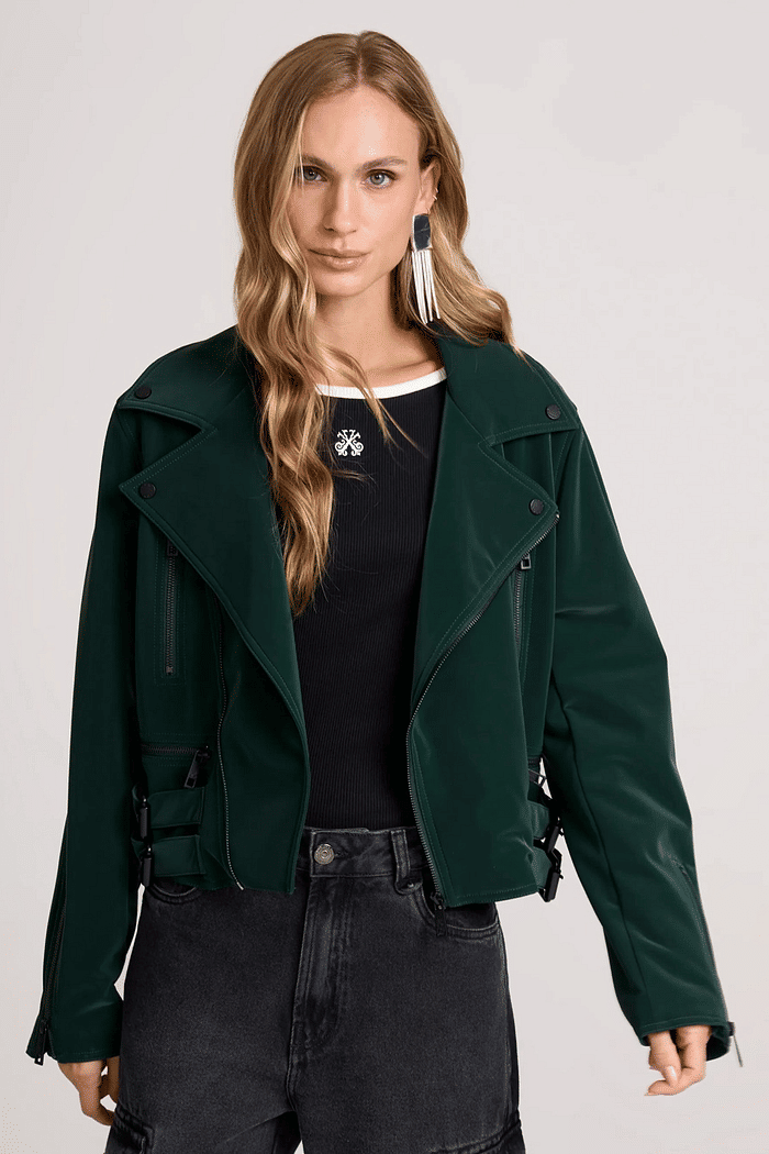 JAQUETA DAFNE VERDE MILITAR JOHN JOHN