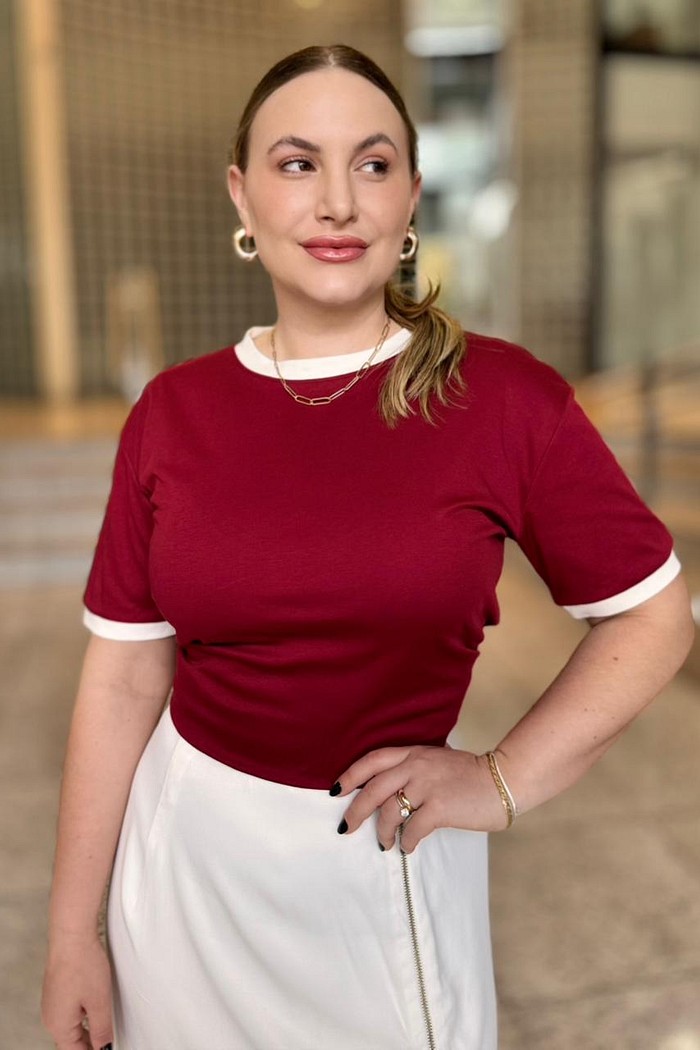 TSHIRT  SORAYA  VERMELHO NV