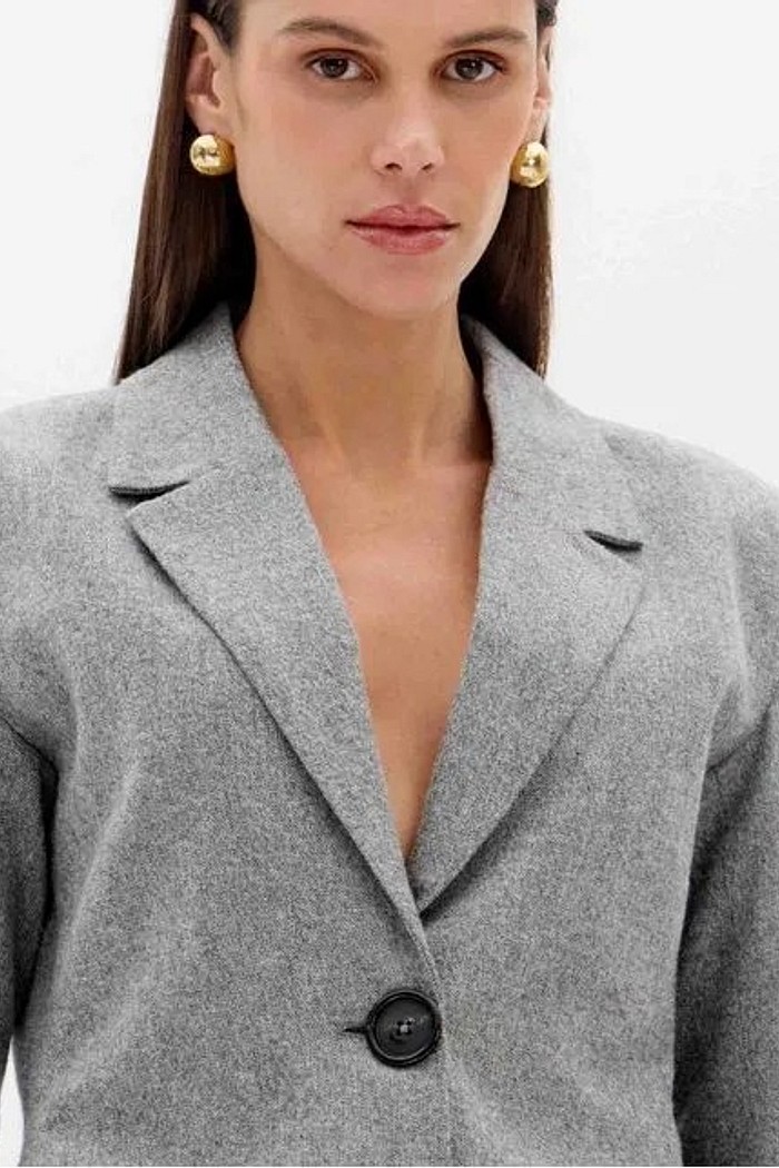 BLAZER SLIM DE MANGA LONGA LANÇA PERFUME