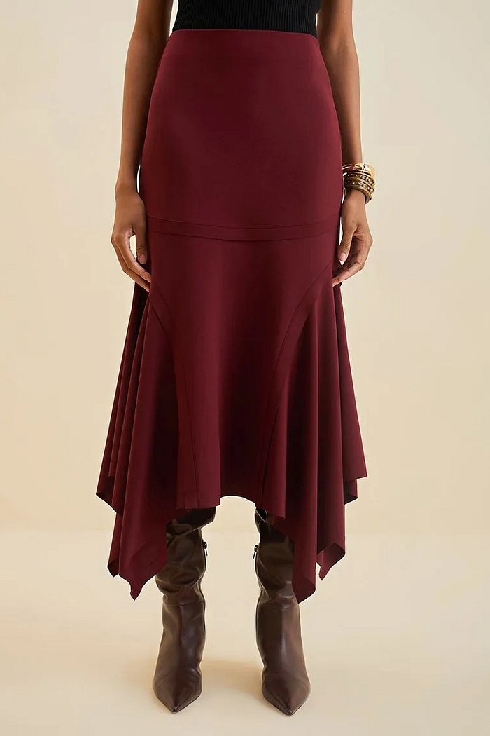 SAIA EVASE ALTA MIDI - BORDO
