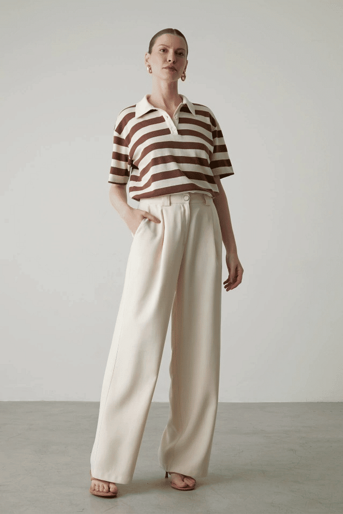 BLUSA MELANIE - M- MARROM