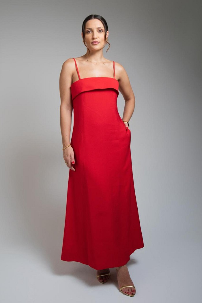 VESTIDO AMIRI  VERMELHO