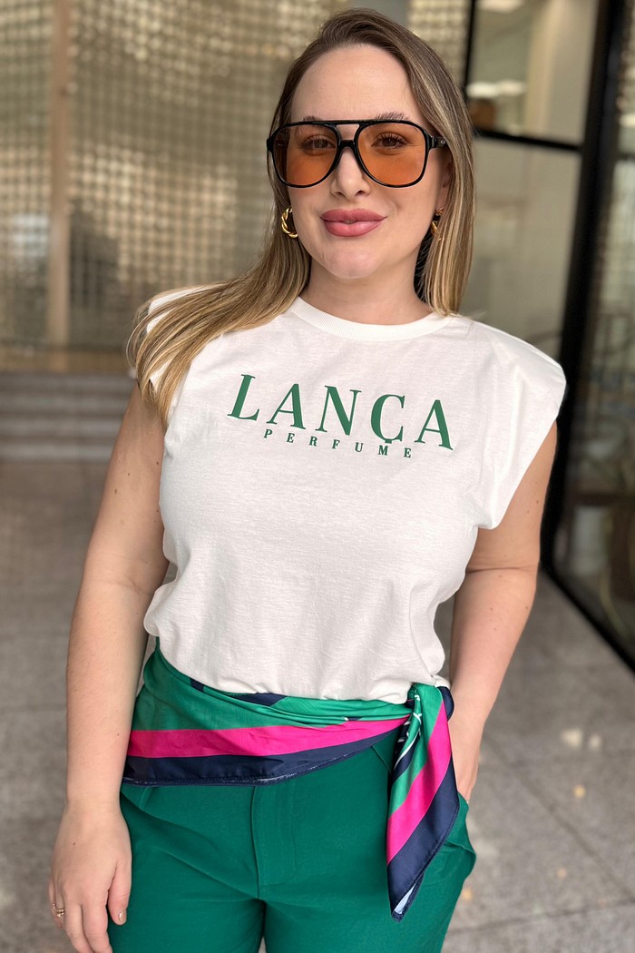 T-SHIRT MUSCLE COM LENCO