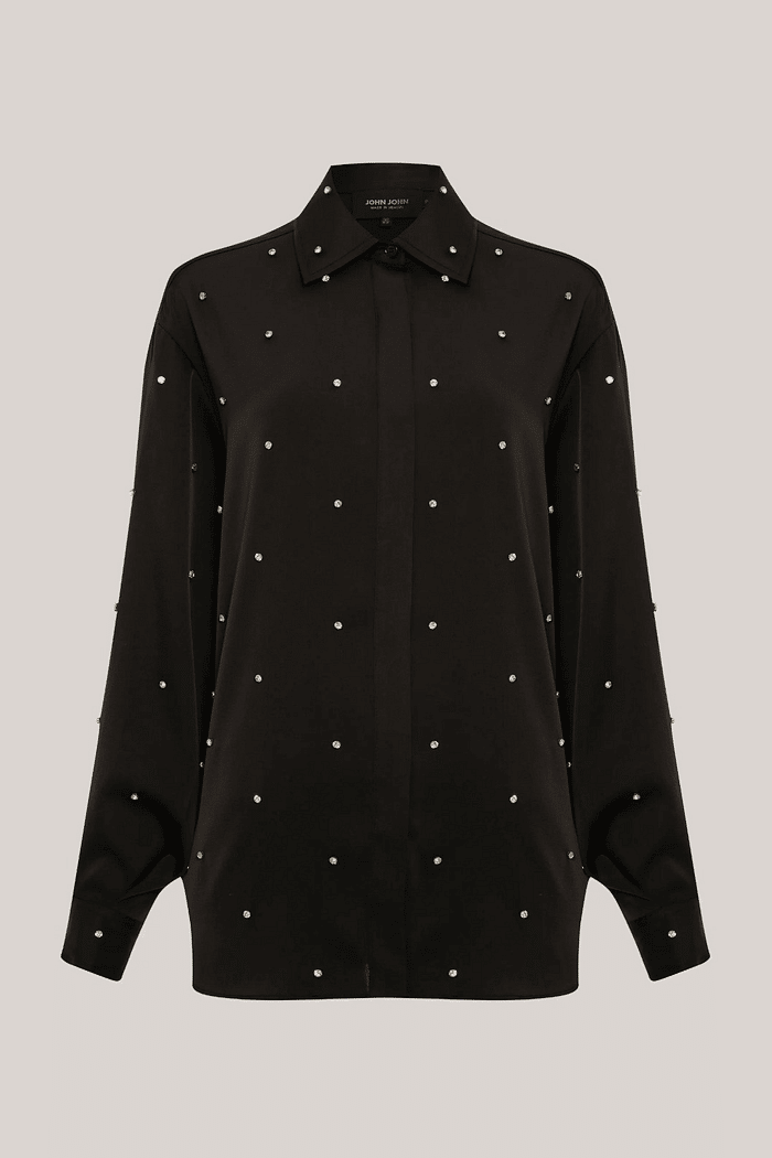 CAMISA CRYSTAL 06 2601 001 PRETO - PP - PRETO