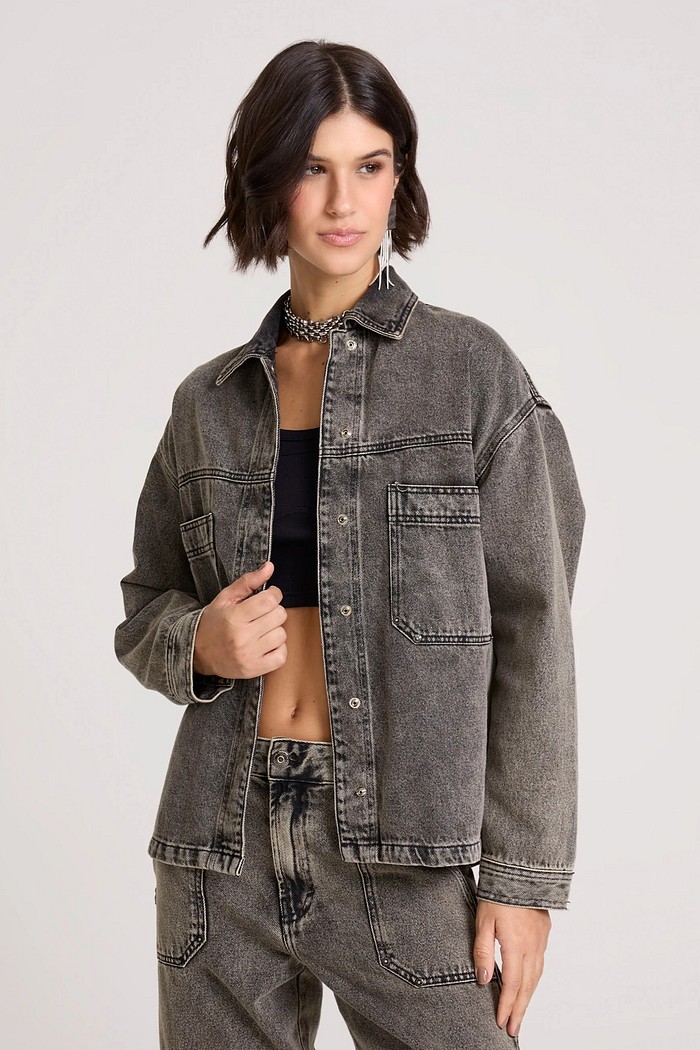 CAMISA JEANS ESTOCOLMO JEANS BLACK JOHN JOHN