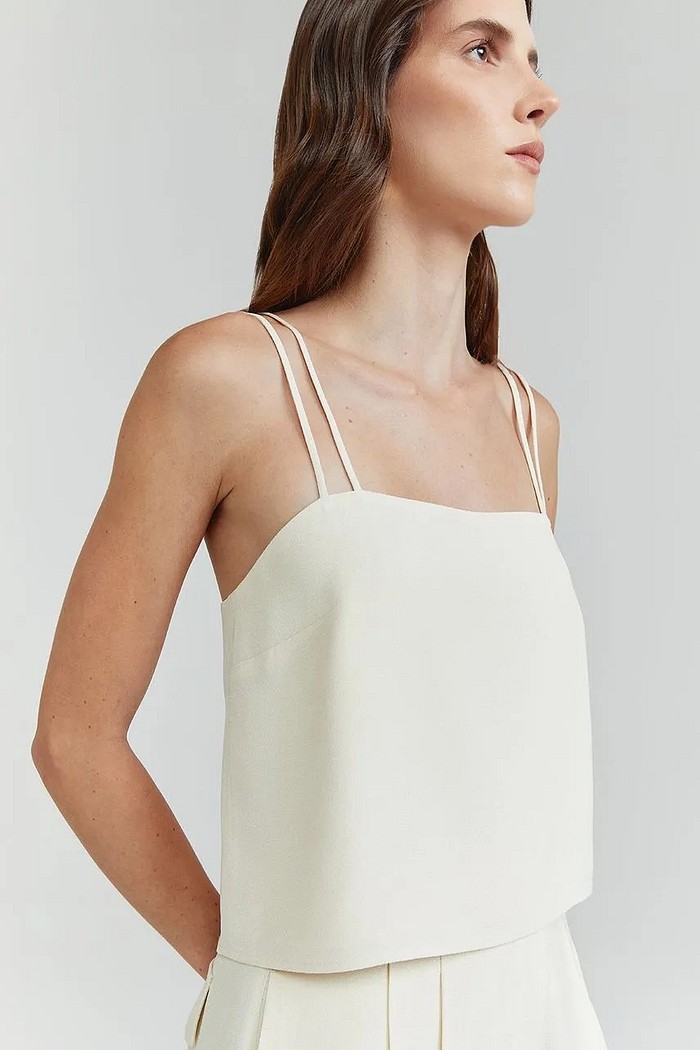 BLUSA BIA BEGE MARFIM NV